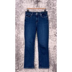 Paige Jeans 28 Womens Cindy Straight Leg Cropped Medium Blue Wash Denim